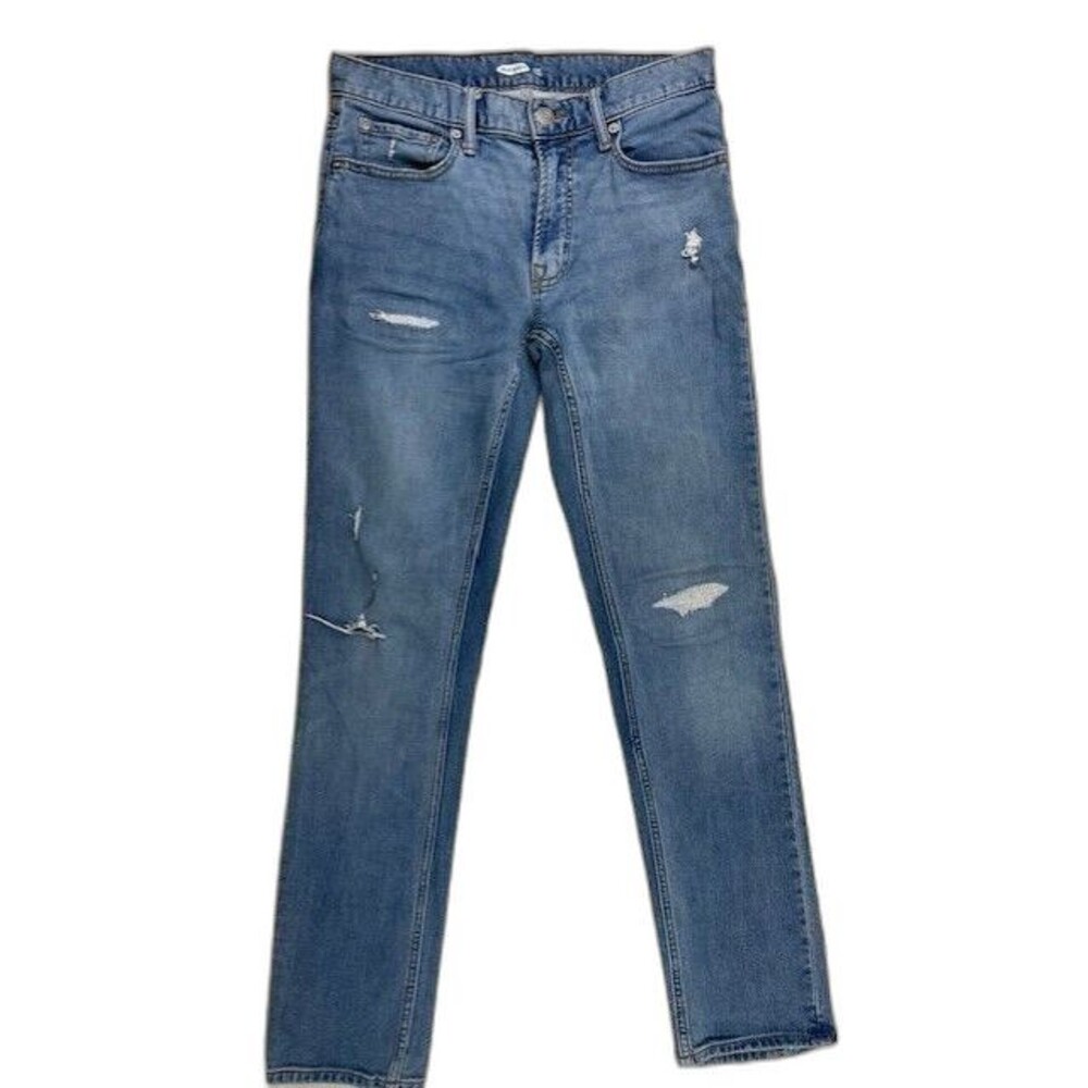 Old Navy Size 30x32 Mens 24/7 (Actual Inseam 31) Jeans Slim Stretch Med Wash